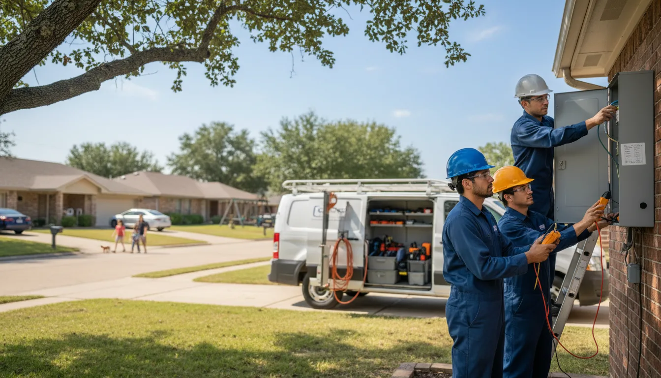 Certified electrician providing emergency electrical services in Beemer, NE